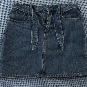 Madewell Blue Denim Skirt